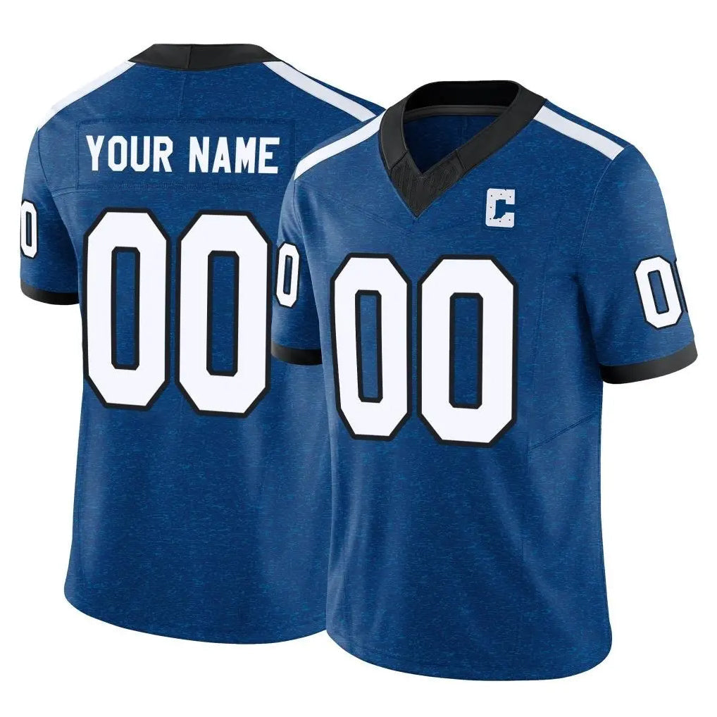 Kooe Custom IN.Colts Royal Limited Indiana Nights Alternate Vapor F.U.S.E. Home Game Any Name & Numbers Stitched Jerseys