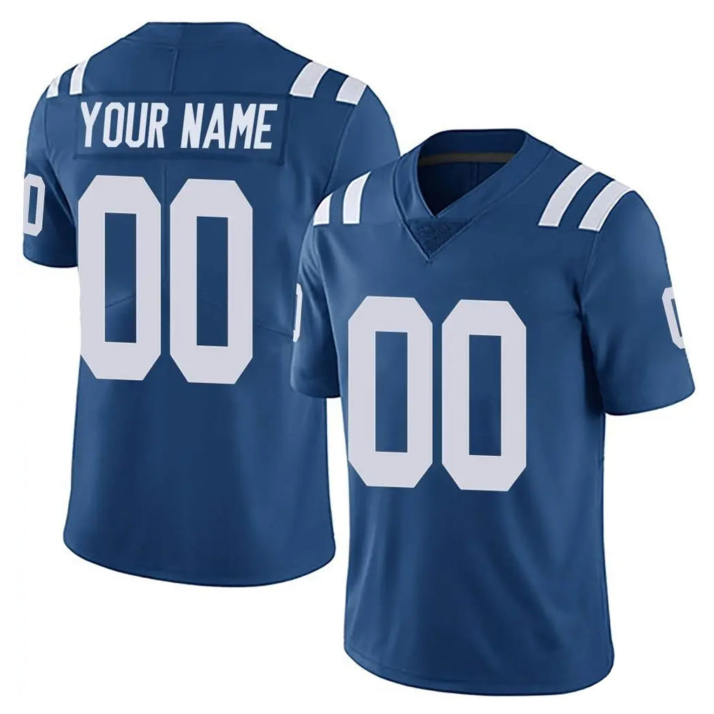 Kooe Custom IN.Colts Royal Limited Vapor Untouchable Home Game Any Name & Numbers Stitched Jerseys