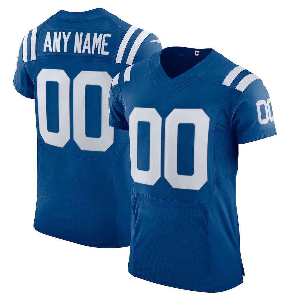 Kooe Custom IN.Colts Royal Vapor Elite Stitched Jerseys