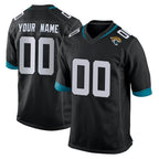 Kooe Custom J.Jaguars Black Home Game Any Name & Numbers Stitched Jerseys