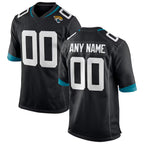 Kooe Custom J.Jaguars Black Home Game Stitched Jerseys