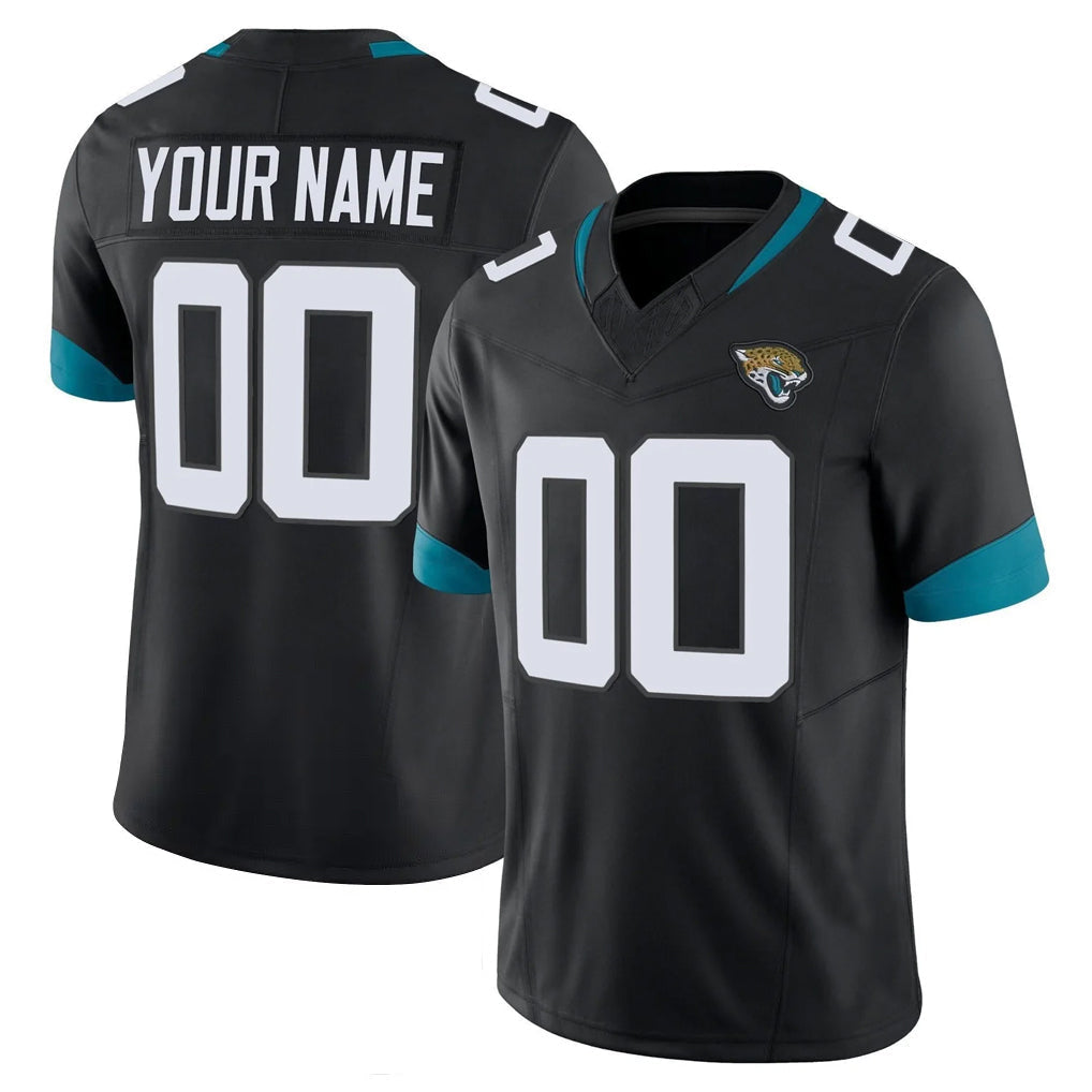 Kooe Custom J.Jaguars Black Vapor F.U.S.E. Limited Home Game Any Name & Numbers Stitched Jerseys