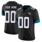 Kooe Custom J.Jaguars Black Vapor Untouchable Limited Home Game Any Name & Numbers Stitched Jerseys