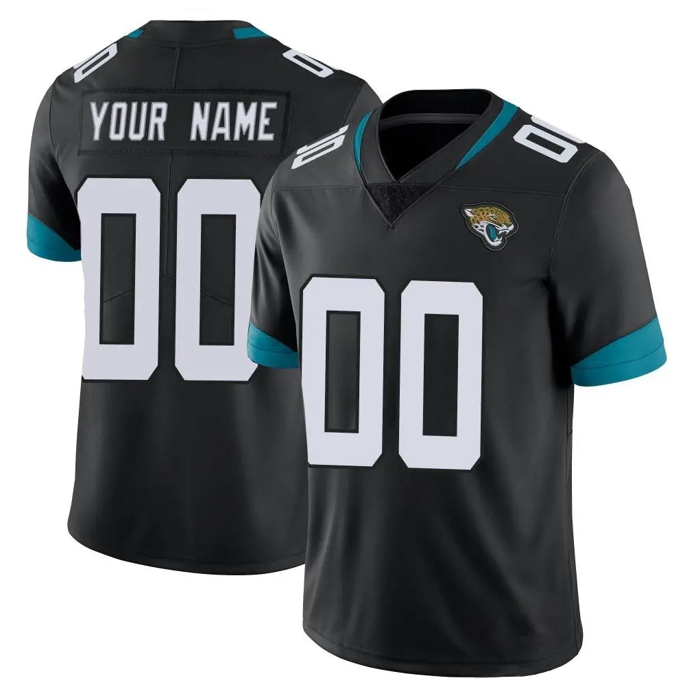 Kooe Custom J.Jaguars Black Vapor Untouchable Limited Home Game Any Name & Numbers Stitched Jerseys