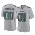 Kooe Custom J.Jaguars Gray Atmosphere Fashion Home Game Any Name & Numbers Stitched Jerseys