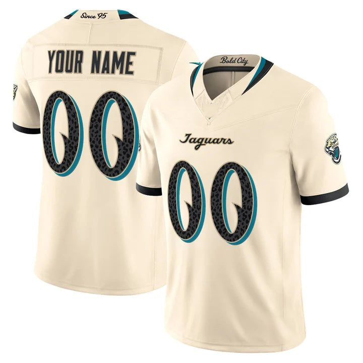 Kooe Custom J.Jaguars Natural 2026 Rivalries Vapor Limited Jersey - All Stitched