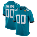 Kooe Custom J.Jaguars Teal Game Stitched Jerseys