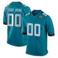 Kooe Custom J.Jaguars Teal Home Game Any Name & Numbers Stitched Jerseys