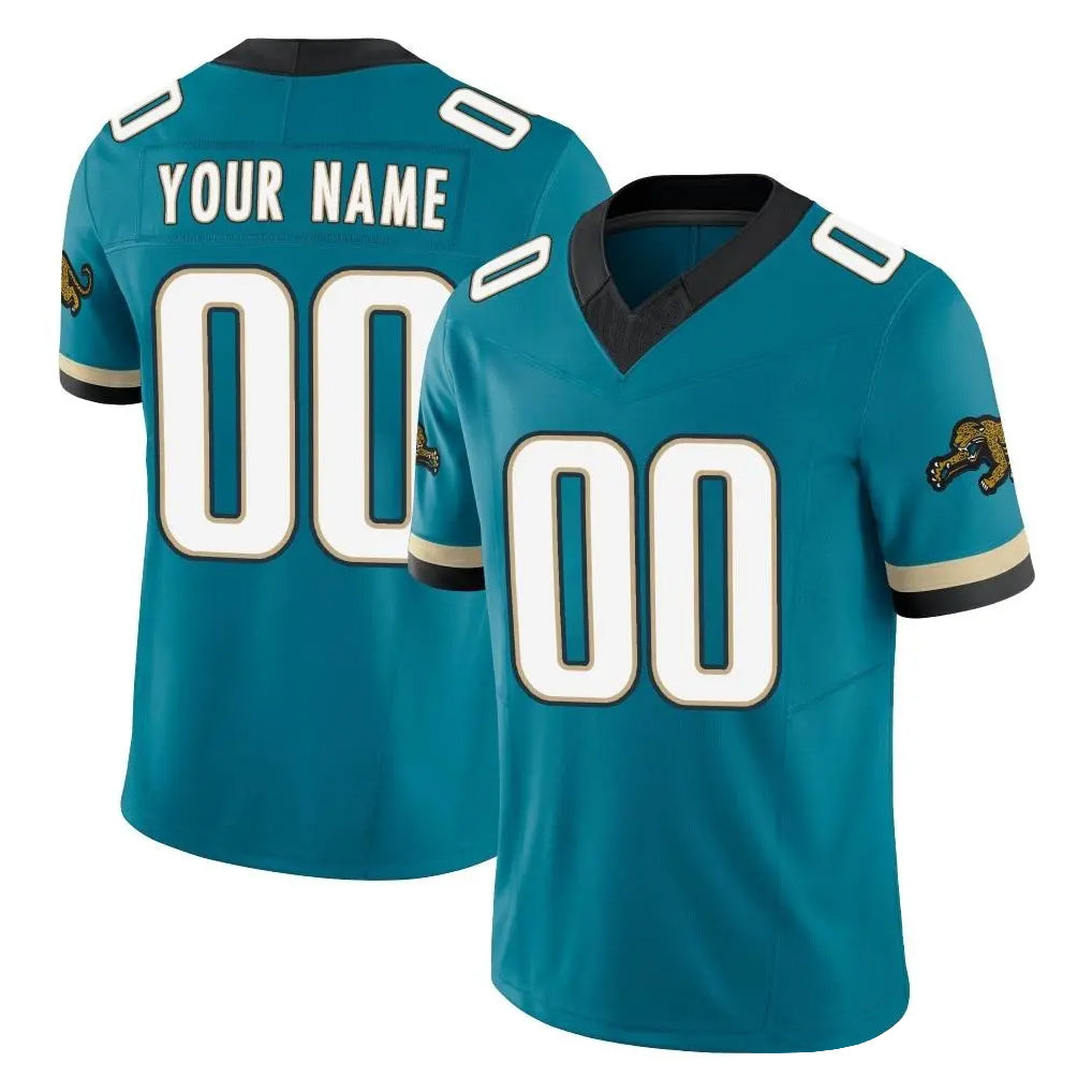 Kooe Custom J.Jaguars Teal Prowler Throwback Vapor F.U.S.E. Limited Home Game Any Name & Numbers Stitched Jerseys