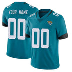 Kooe Custom J.Jaguars Teal Vapor Untouchable Limited Home Game Any Name & Numbers Stitched Jerseys