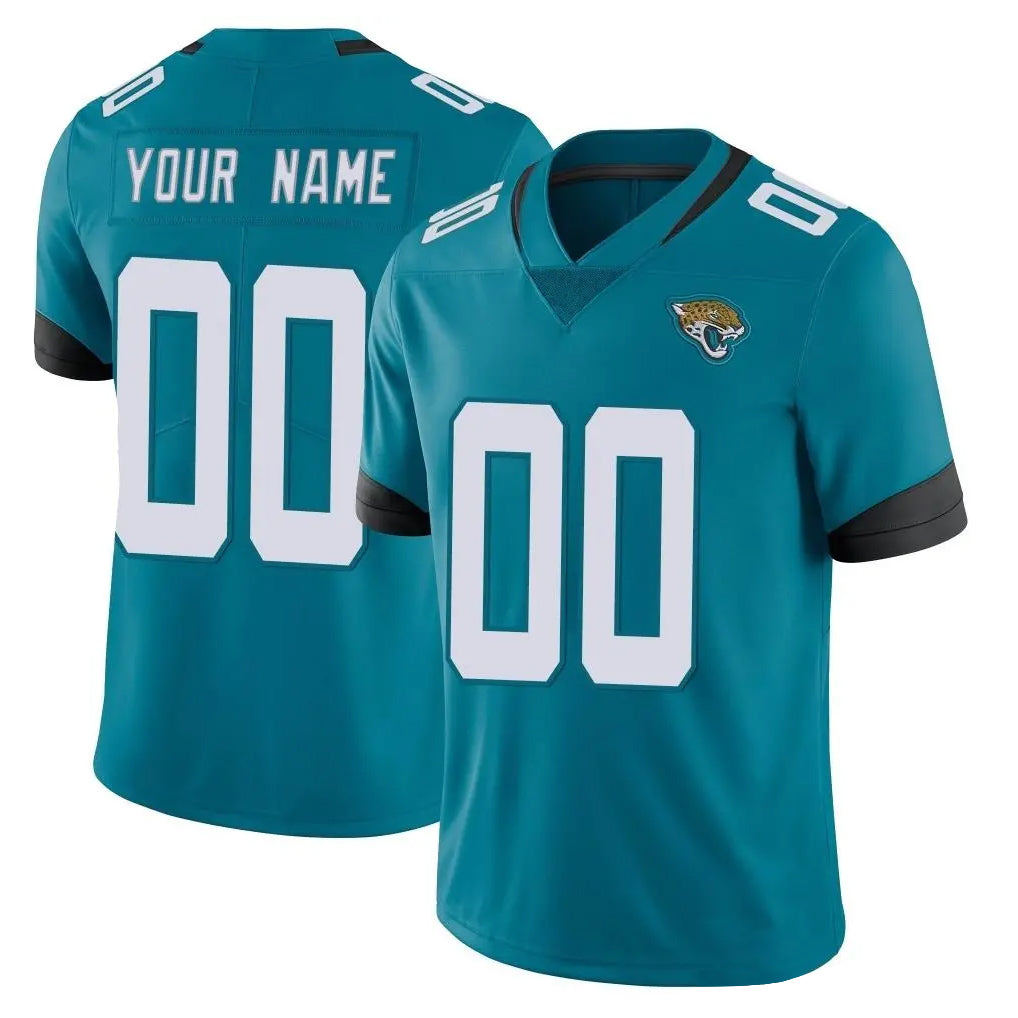 Kooe Custom J.Jaguars Teal Vapor Untouchable Limited Home Game Any Name & Numbers Stitched Jerseys