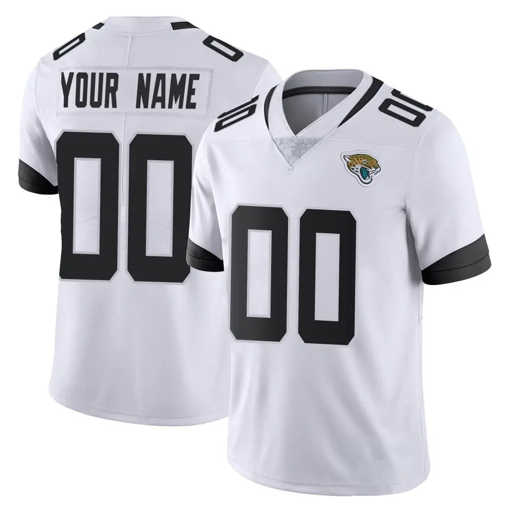Kooe Custom J.Jaguars White Vapor Untouchable Limited Home Game Any Name & Numbers Stitched Jerseys