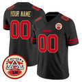Kooe Custom KC.Chiefs Black Limited Vapor F.U.S.E. Home Game Any Name & Numbers Stitched Jerseys
