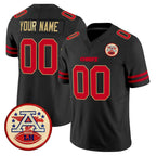 Kooe Custom KC.Chiefs Black Limited Vapor F.U.S.E. Home Game Any Name & Numbers Stitched Jerseys