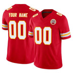 Kooe Custom KC.Chiefs Red Limited Vapor F.U.S.E. Home Game Any Name & Numbers Stitched Jerseys