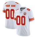 Kooe Custom KC.Chiefs White Limited Vapor Untouchable Home Game Any Name & Numbers Stitched Jerseys