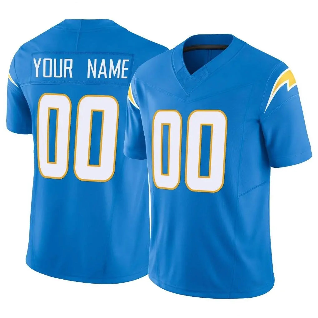 Kooe Custom LA.Chargers Blue Limited Vapor F.U.S.E. Home Game Any Name & Numbers Stitched Jerseys