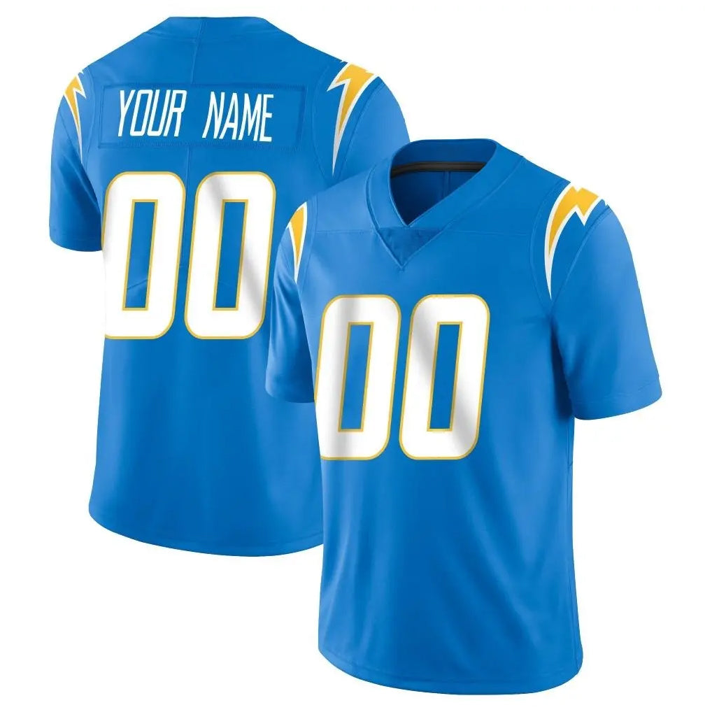Kooe Custom LA.Chargers Blue Limited Vapor Untouchable Home Game Any Name & Numbers Stitched Jerseys