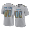Kooe Custom LA.Chargers Gray Atmosphere Fashion Limited Game Any Name & Numbers Stitched Jerseys