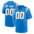 Kooe Custom LA.Chargers Los Angeles Chargers Powder Blue Stitched Jerseys