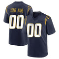 Kooe Custom LA.Chargers Navy Home Game Any Name & Numbers Stitched Jerseys