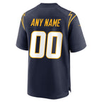 Kooe Custom LA.Chargers Navy Home Game Stitched Jerseys