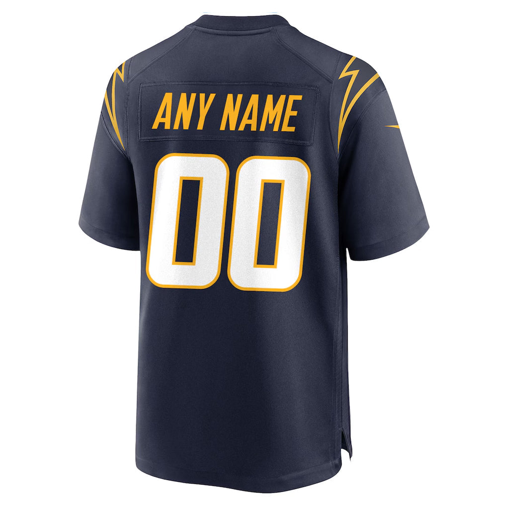 Kooe Custom LA.Chargers Navy Home Game Stitched Jerseys