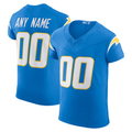 Kooe Custom LA.Chargers Powder Blue Vapor F.U.S.E. Elite Stitched Jerseys