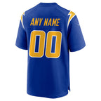 Kooe Custom LA.Chargers Royal Alternate Home Game Stitched Jerseys