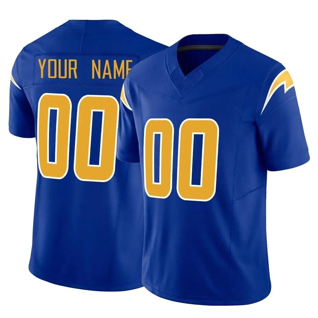 Kooe Custom LA.Chargers Royal Limited Vapor F.U.S.E. Home Game Any Name & Numbers Stitched Jerseys