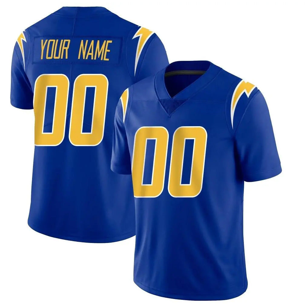 Kooe Custom LA.Chargers Royal Limited Vapor Home Game Any Name & Numbers Stitched Jerseys