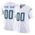 Kooe Custom LA.Chargers White Limited Vapor F.U.S.E. Home Game Any Name & Numbers Stitched Jerseys