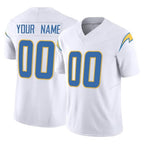 Kooe Custom LA.Chargers White Limited Vapor F.U.S.E. Home Game Any Name & Numbers Stitched Jerseys