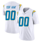 Kooe Custom LA.Chargers White Limited Vapor Untouchable Home Game Any Name & Numbers Stitched Jerseys
