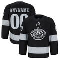 Kooe Custom LA.Kings Black Alternate Authentic Pro Jerseys
