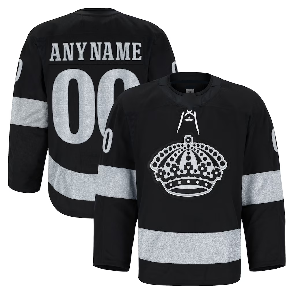 Kooe Custom LA.Kings Black Alternate Authentic Pro Jerseys