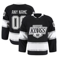Kooe Custom LA.Kings Black Home Authentic Pro Jerseys