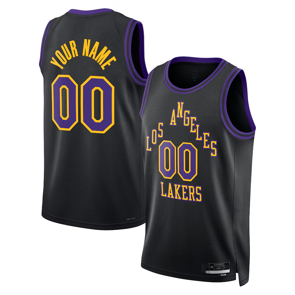 Kooe Custom LA.Lakers 2025-2026 City Edition Swingman Stitched Jerseys