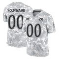 Kooe Custom LA.Rams Arctic Camo Salute To Service Limited Game Any Name & Numbers Stitched Jerseys