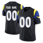 Kooe Custom LA.Rams Black Midnight Rivalries Collection Limited Home Game Any Name & Numbers Stitched Jerseys