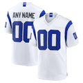 Kooe Custom LA.Rams Fearsome White Home Game Any Name & Numbers Stitched Jerseys