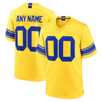 Kooe Custom LA.Rams Gold Classic Sol Home Game Any Name & Numbers Stitched Jerseys