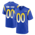 Kooe Custom LA.Rams Royal Home Game Any Name & Numbers Stitched Jerseys