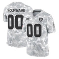 Kooe Custom LV.Raiders Arctic Camo Salute To Service Limited Game Any Name & Numbers Stitched Jerseys