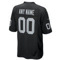 Kooe Custom LV.Raiders Black Home Game Stitched Jersey