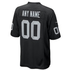 Kooe Custom LV.Raiders Black Home Game Stitched Jersey