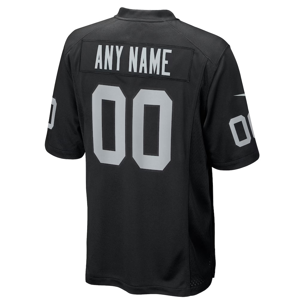Kooe Custom LV.Raiders Black Home Game Stitched Jersey