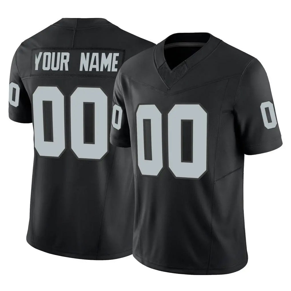 Kooe Custom LV.Raiders Black Limited Vapor F.U.S.E. Home Game Any Name & Numbers Stitched Jerseys