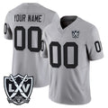 Kooe Custom LV.Raiders Gray 2026 Vapor Limited Home Game Any Name & Numbers Stitched Jerseys