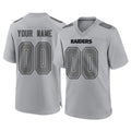 Kooe Custom LV.Raiders Gray Atmosphere Fashion Limited Game Any Name & Numbers Stitched Jerseys